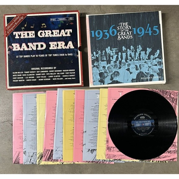 Readers Digest The Great Big Band Era 10 Vinyl LP Set 1968 Swing Music 1936-45 - Picture 1 of 1